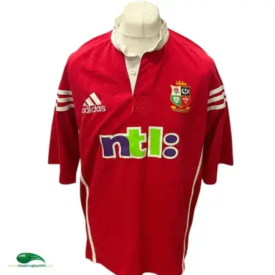 2001 British and Irish Lions S/s Rugby Union Shirt Large  XL