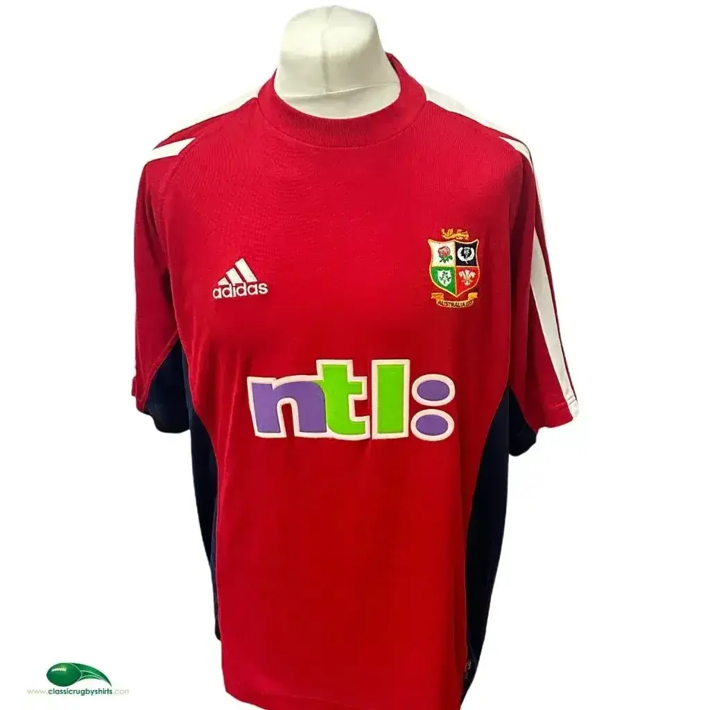 adidas British and Irish Lions ラグビーシャツ 2009 British & Irish Lions Rugby adidas Training Shirt - 8
