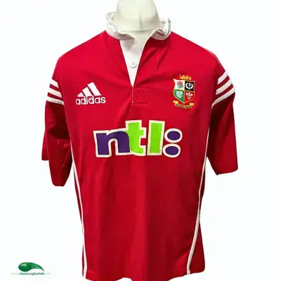 2001年 British LionsコラボラグビーシャツL希少品 2001 British Irish Lions Rugby Shirt | Old Official Adidas Jersey