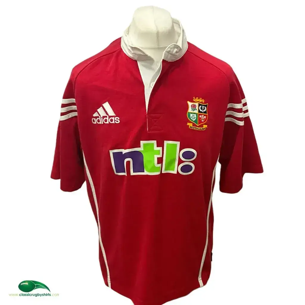 アディダス British Irish Lions Rugby Jersey 2001-british-irish-lions-rugby