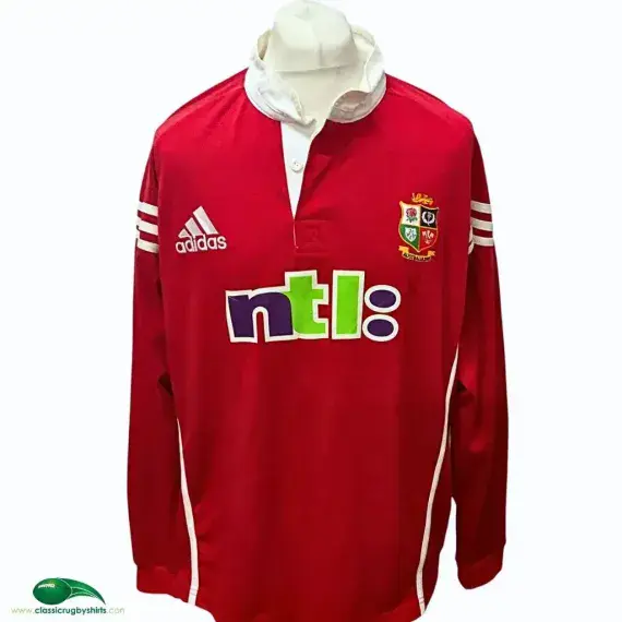 2001 British and Irish Lions Rugby Shirt | Old Official Adidas Jersey