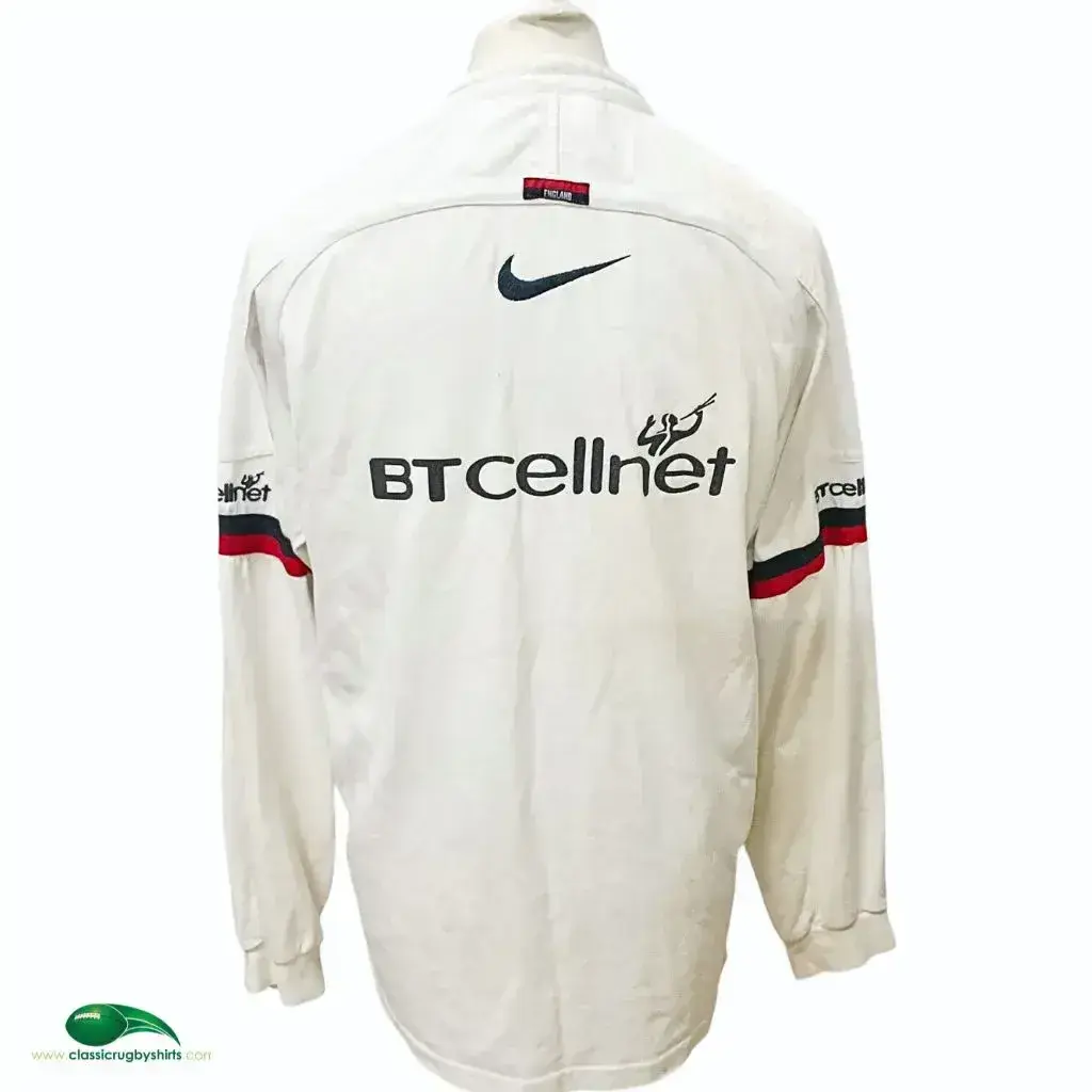 2001 England Rugby Shirt | Old Official Nike Jersey