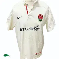 2001 England Rugby Shirt | Old Official Nike Jersey