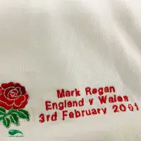2001 England Rugby Shirt | Old Official Nike Jersey
