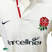 2001 England Rugby Shirt | Old Official Nike Jersey