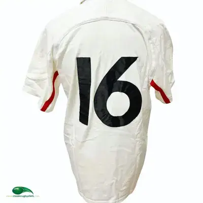 2001 England Regan Player Issue v Wales Rugby Shirt Large