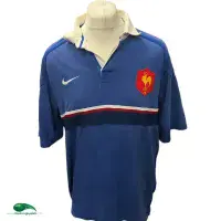 2001 France U19 World Cup Rugby Shirt  | Old Official Nike Jersey