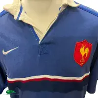 2001 France U19 World Cup Rugby Shirt  | Old Official Nike Jersey