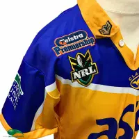 2001 Parramatta Eels Rugby Shirt | Old Official Classic Jersey