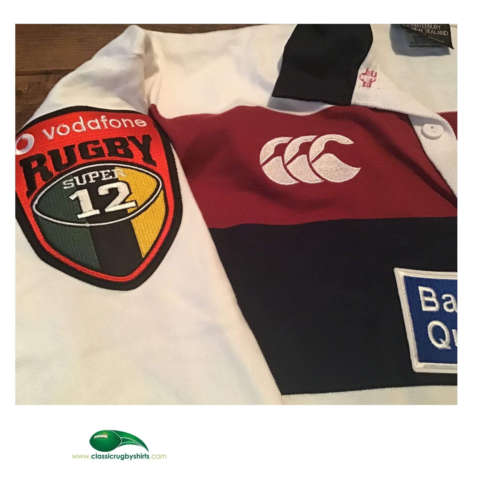 Maillot rugby UAG GAILLAC 2001 vintage ROC SPORT rouge shirt