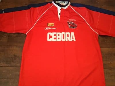 2001 Salford City Reds Willows Centenary Rugby League Shirt 3XL