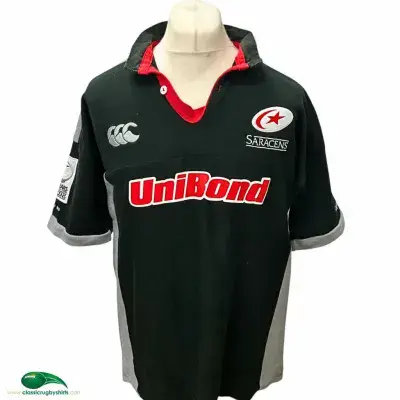 2001 Saracens 125 Years Rugby Shirt Limited Edition 2XL
