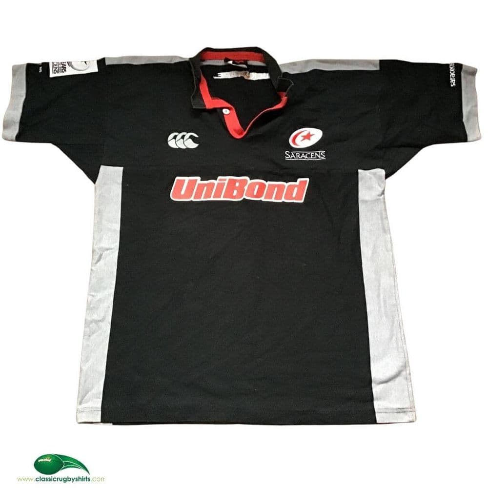 World Rugby Shirts 2001 Saracens 125 Years Vintage Old Retro Jerseys