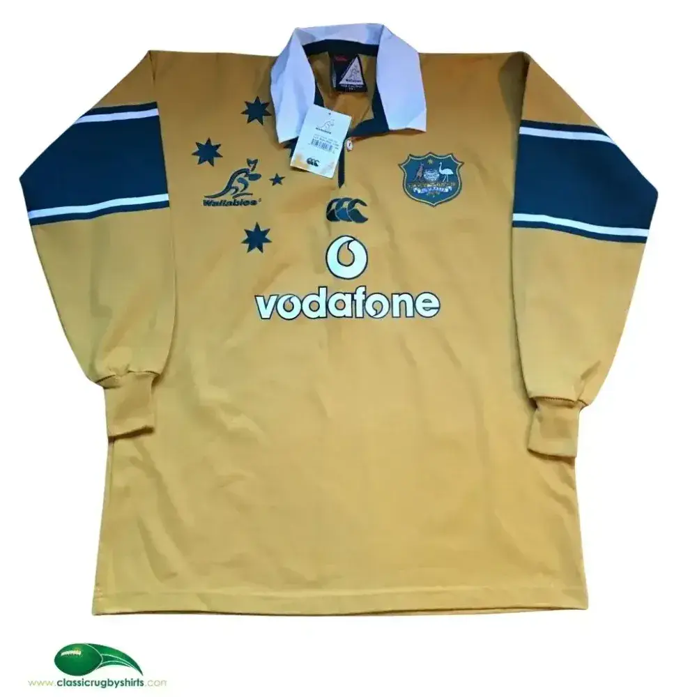 World Rugby Shirts 2002 Vintage Jerseys Wallabies