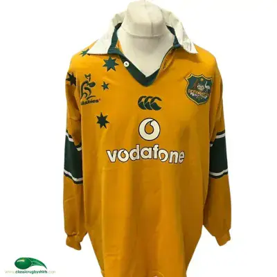 2002 2003 Australia L/s Rugby Union Shirt Adults 2XL