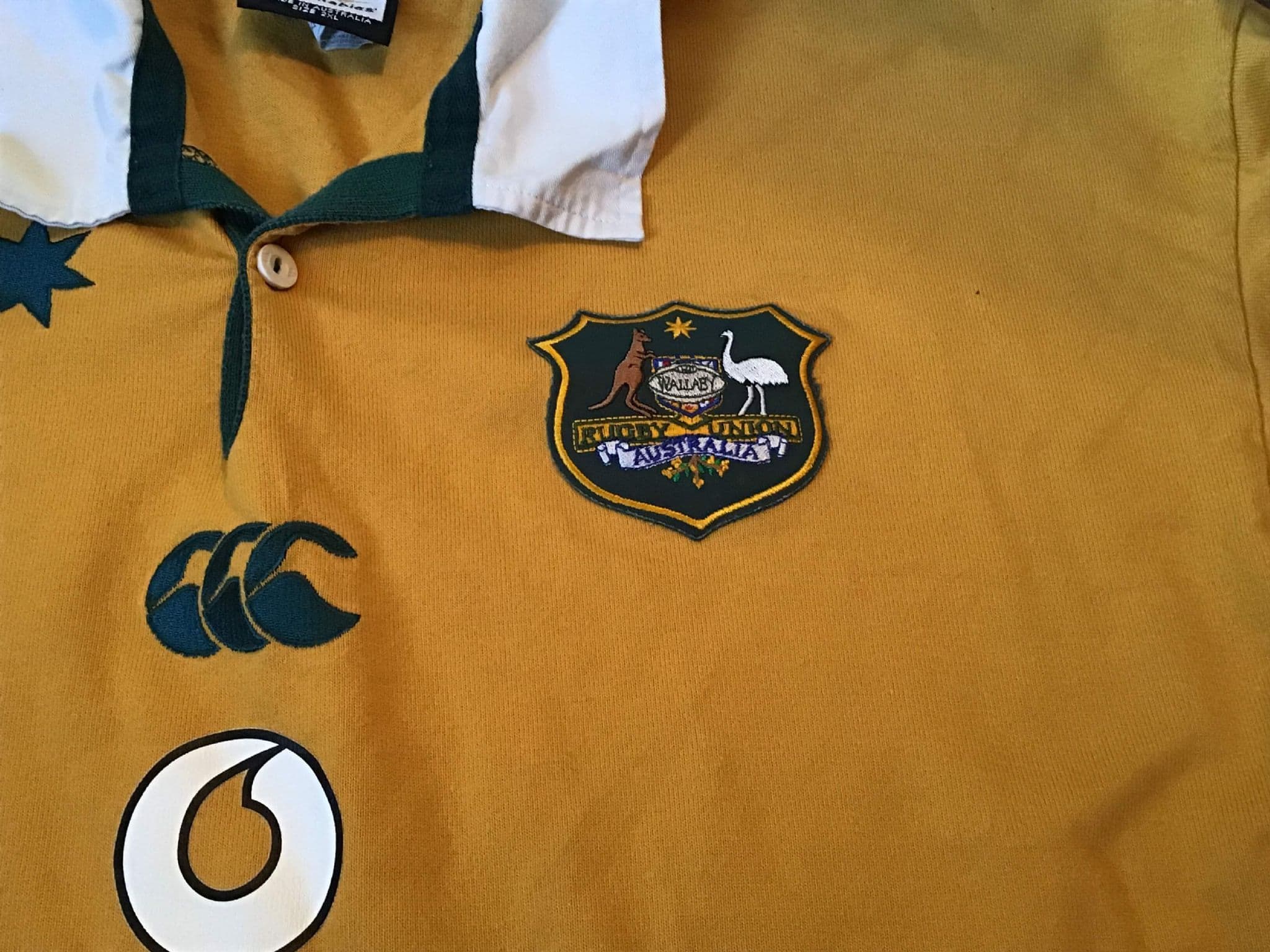 Maillot de rugby vintage Australie 2002