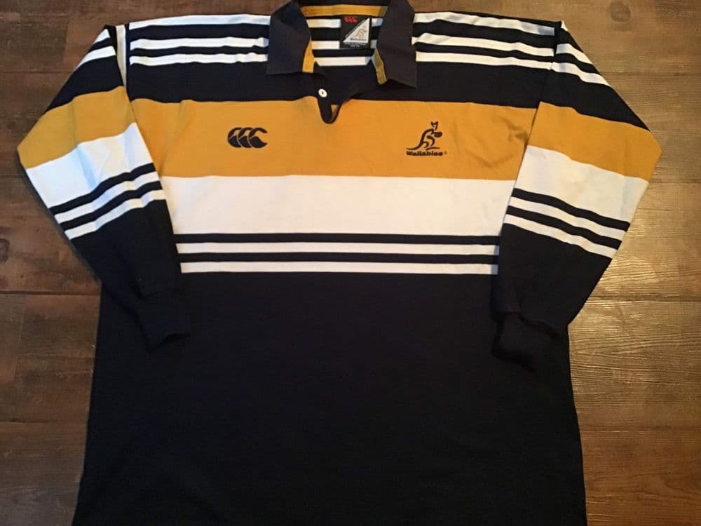 Maillot Rugby Australie Canterbury 2002-2003 - Taille XXL Homme - Occasion Bon état