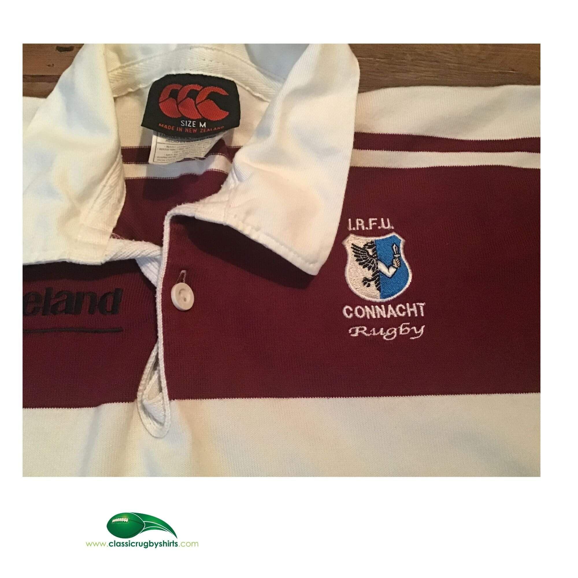 Maillot Rugby Vintage CLONTARF 2002/2003 - Canterbury - Taille 10 - Union - Bon État Pour Son Âge