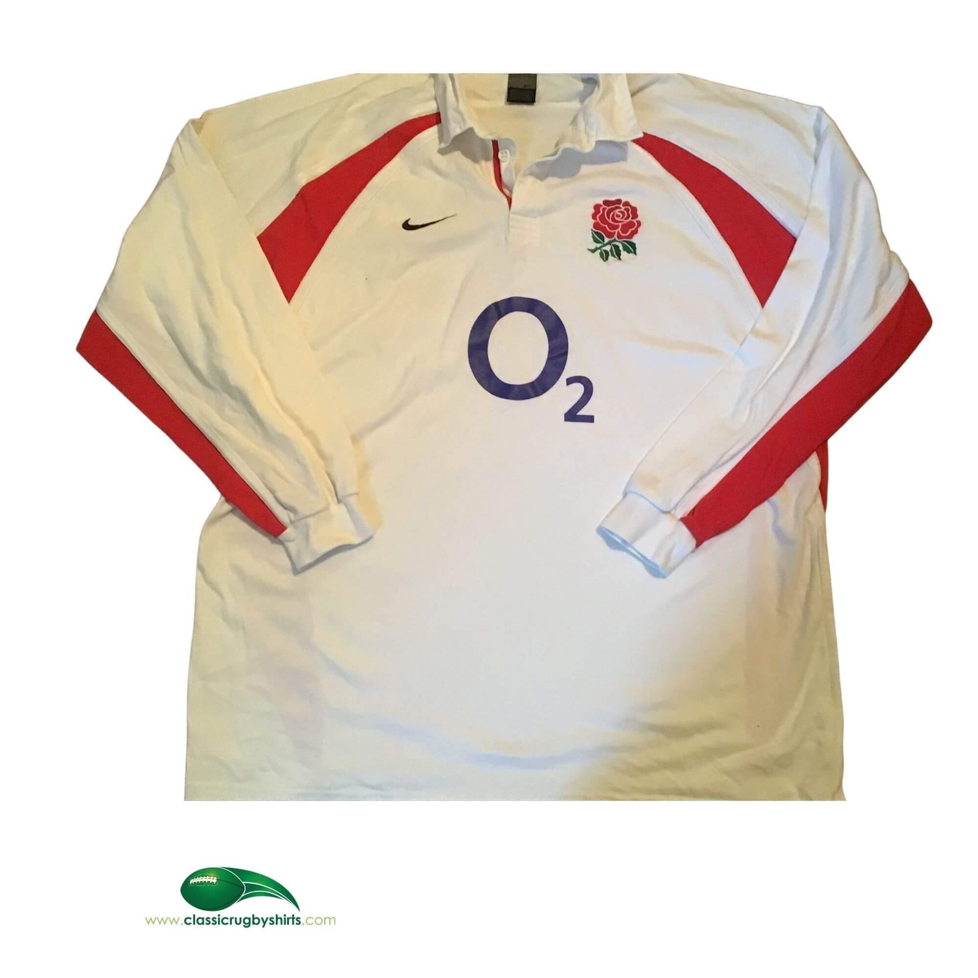 Classic Rugby Shirts | 2002 England Old Vintage Jerseys