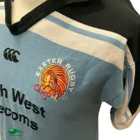 2002/03 Exeter Chiefs Rugby Shirt | Old Official Canterbury Jersey - Vintage Classic Rugby Shirts