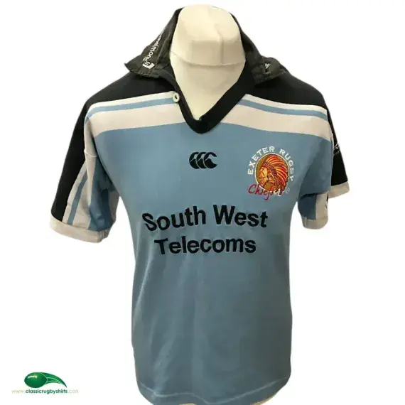 2002/03 Exeter Chiefs Rugby Shirt | Old Official Canterbury Jersey - Vintage Classic Rugby Shirts