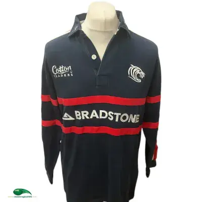 2002 2003 Leicester Tigers Rugby Training Shirt Medium
