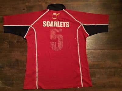 2002 2003 Llanelli No 5 Player Issue Rugby Union Shirt 2XL