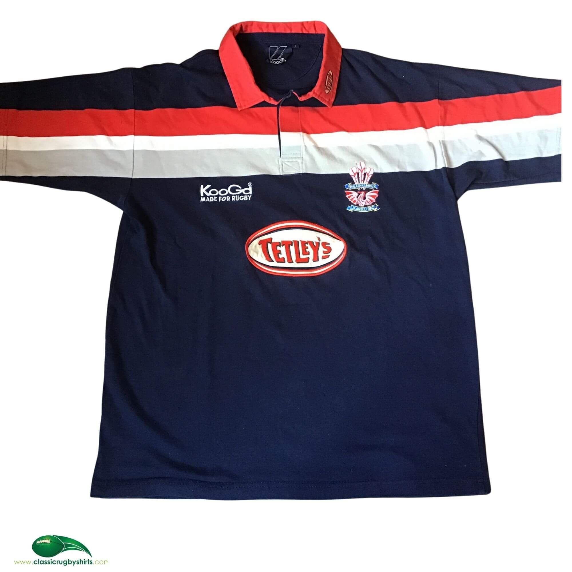 Maillot Rugby Llanelli Scarlets 2007-08 – Kooga Taille XXL – Rouge – Porté