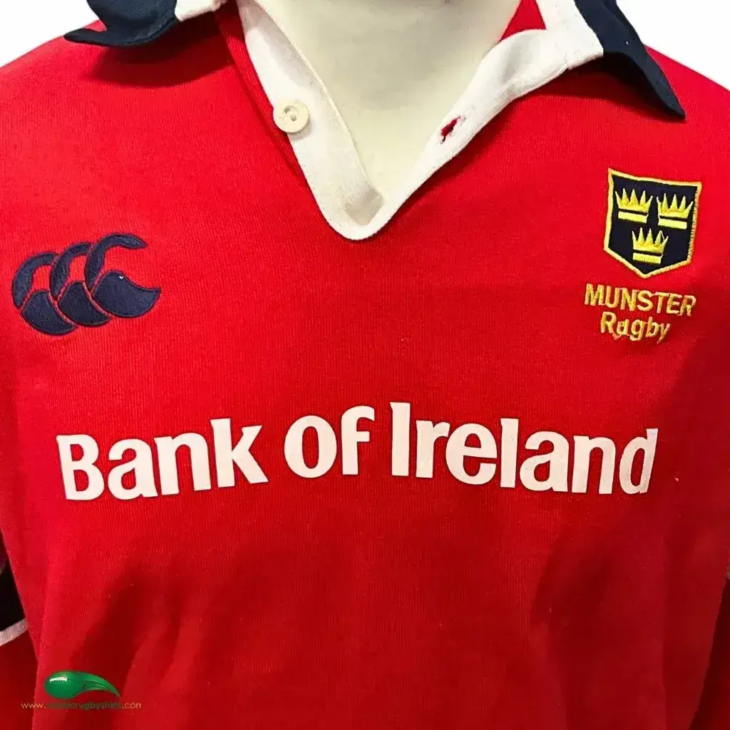 2002/03 Munster Rugby Shirt | Old Official Canterbury Jersey