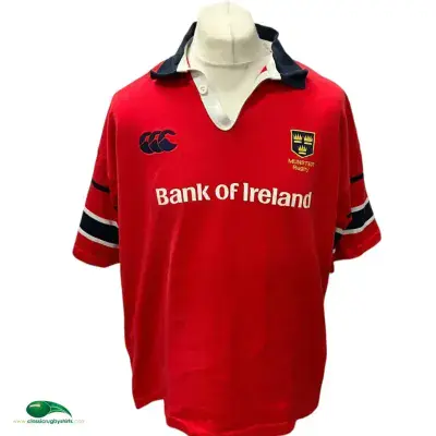2002 2003 Munster Rugby Union Shirt XL