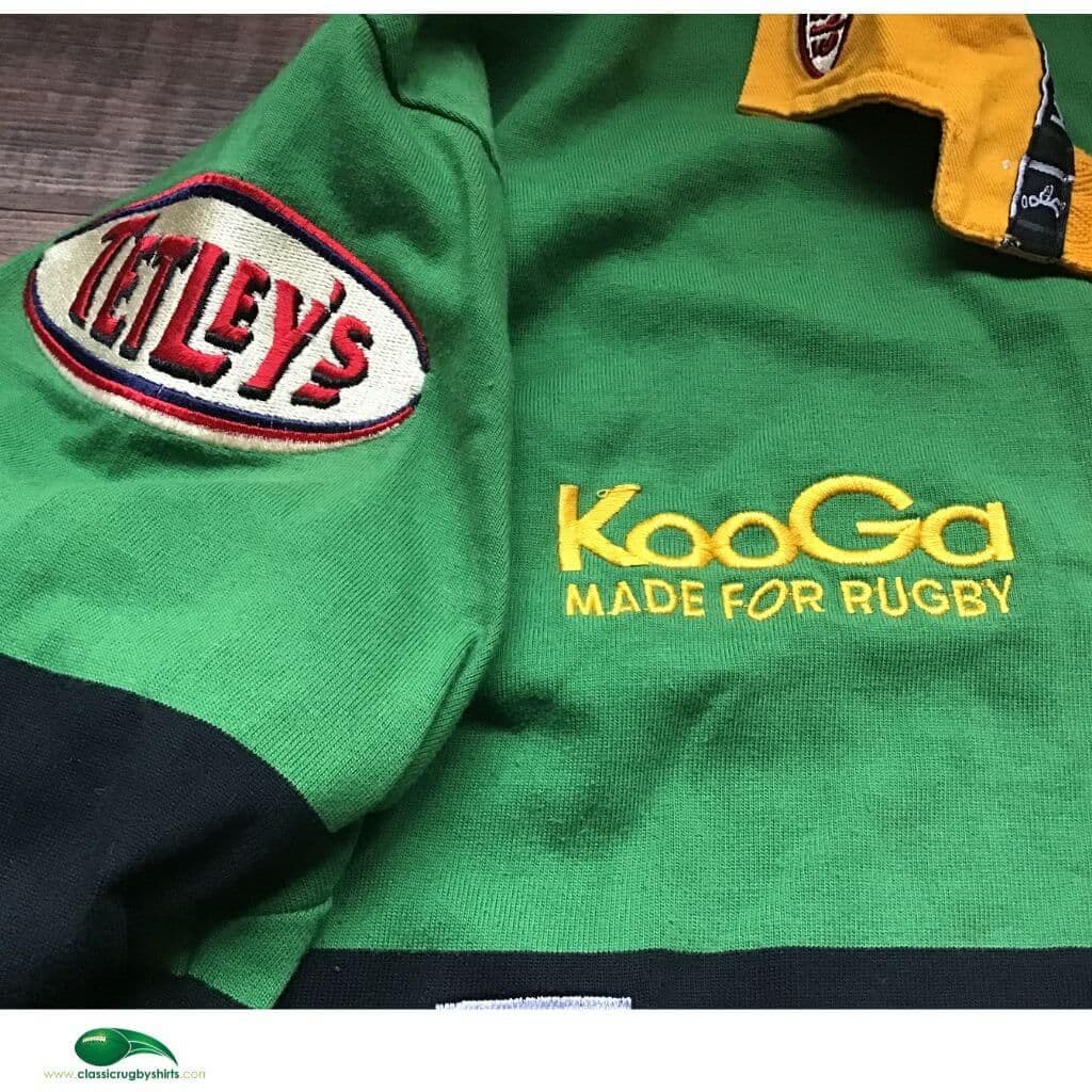 Maillot rugby NORTHAMPTON SAINTS coton shirt KOOGA vintage coton away XL