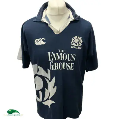 2002 2003 Scotland Rugby Union Temex Shirt Medium