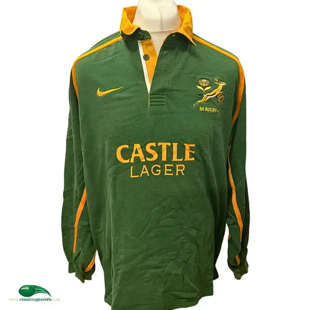 2002/03 Springboks Rugby Shirt | Old Official Nike Jersey