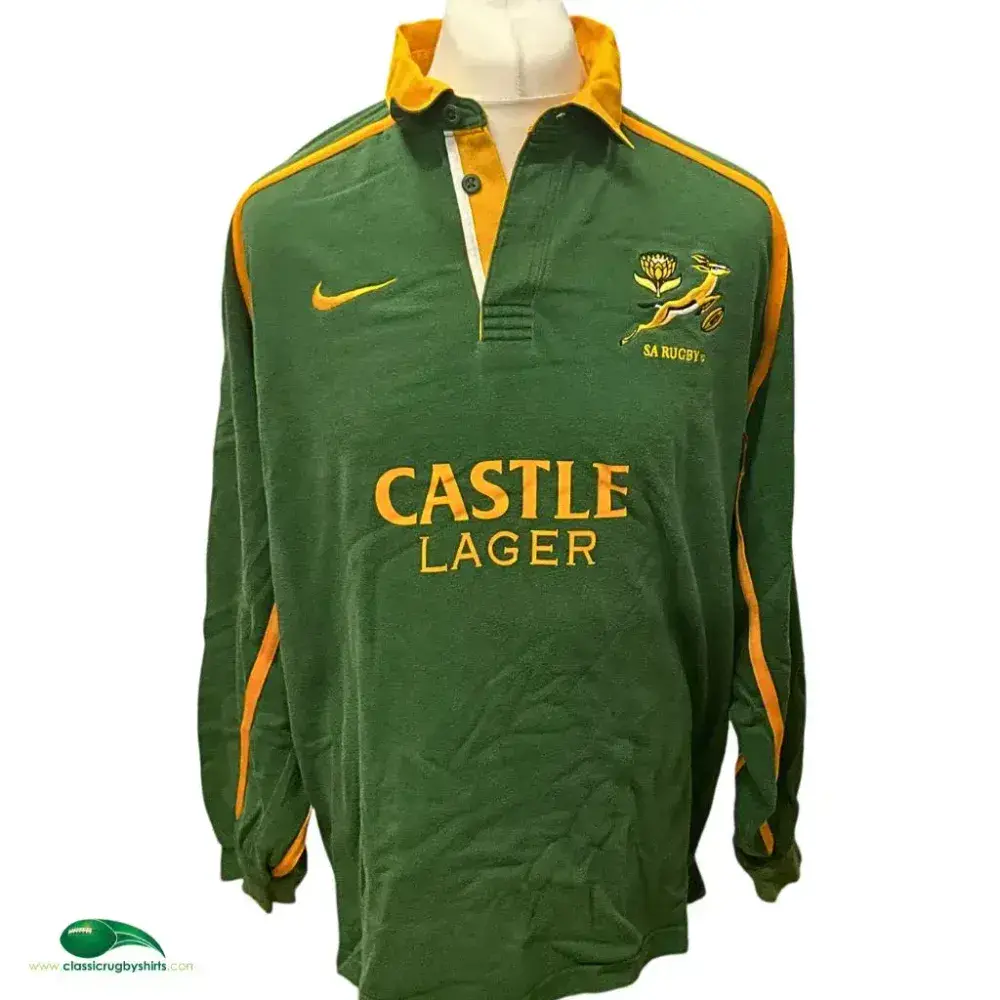 2002/03 Springboks Rugby Shirt | Old Official Nike Jersey