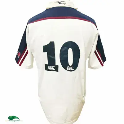 2002 2003 Swansea Players No 10 Rugby Union Shirt XL