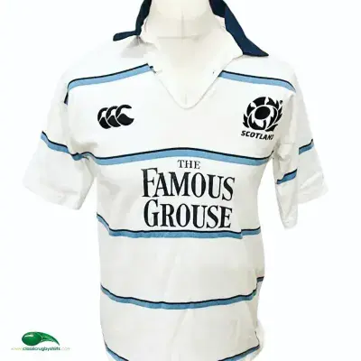2002 2004 Scotland Rugby Away Shirt Small