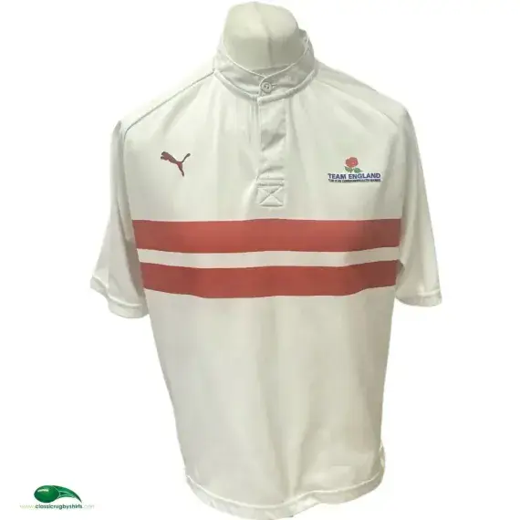 Classic Rugby Shirts | 2002 England Commonwealth Games Vintage Old Jerseys