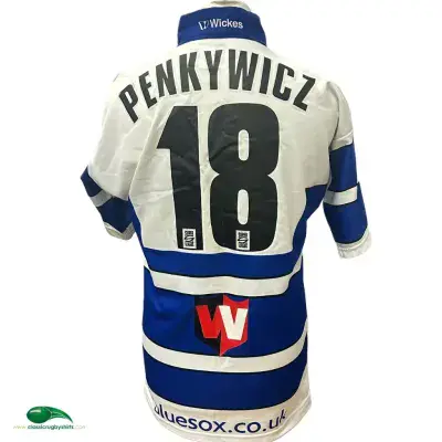 2002  Halifax Blue Sox Penkywicz Player Rugby League Shirt Large
