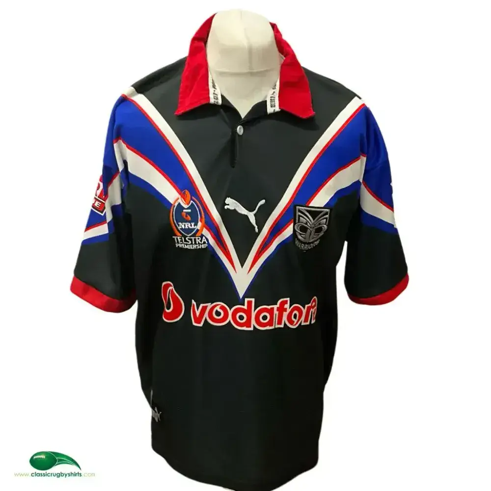 Camiseta Rugby New Zealand Warriors Para Hombre - Diseño Serigráfico Exclusivo, 100% Algodón