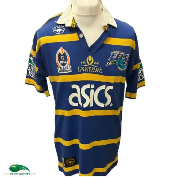 2002 Parramatta Eels Classic Rugby Shirts | Vintage Old Jerseys