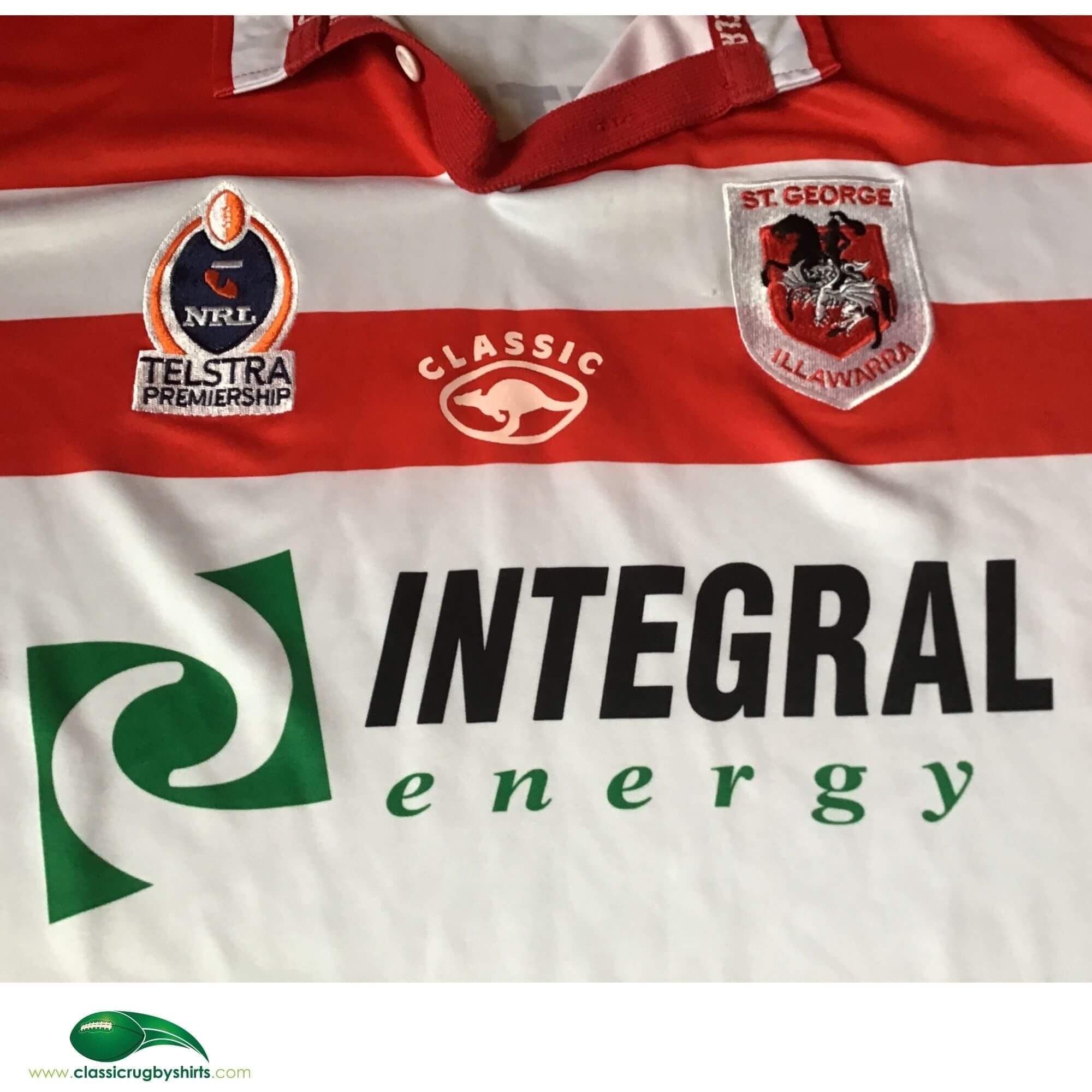 Old Rugby Shirts | 2001 St George Illawarra Vintage Jerseys