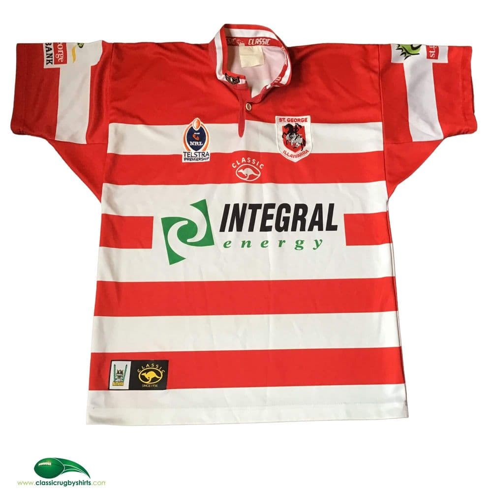Old Rugby Shirts | 2001 St George Illawarra Vintage Jerseys