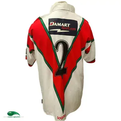 2002 Strela Kazan Arrows Match Worn Signed Number 2 Rugby League Shirt Large