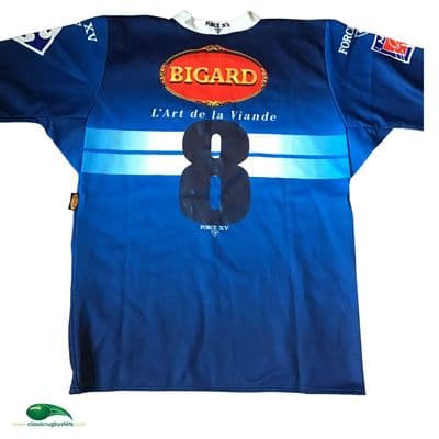 2003 2004 Agen SU Agenais No 8 Rugby Union Shirt XL