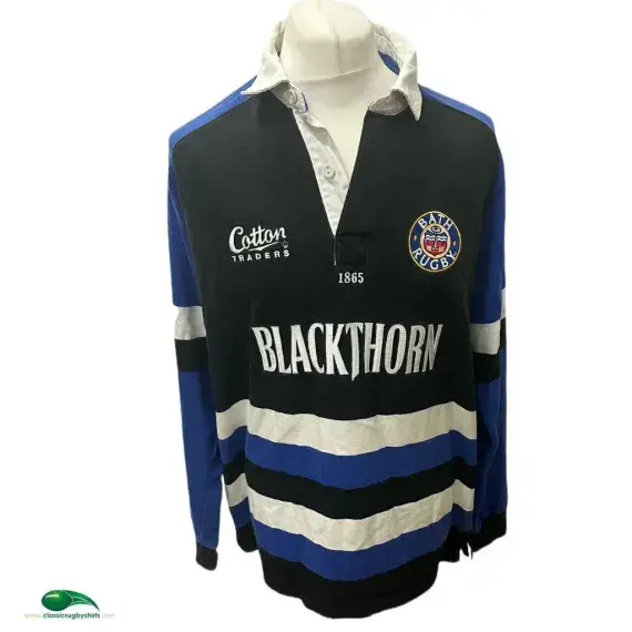 2003/04 Bath Rugby Shirt | Old Official Cotton Traders Jersey