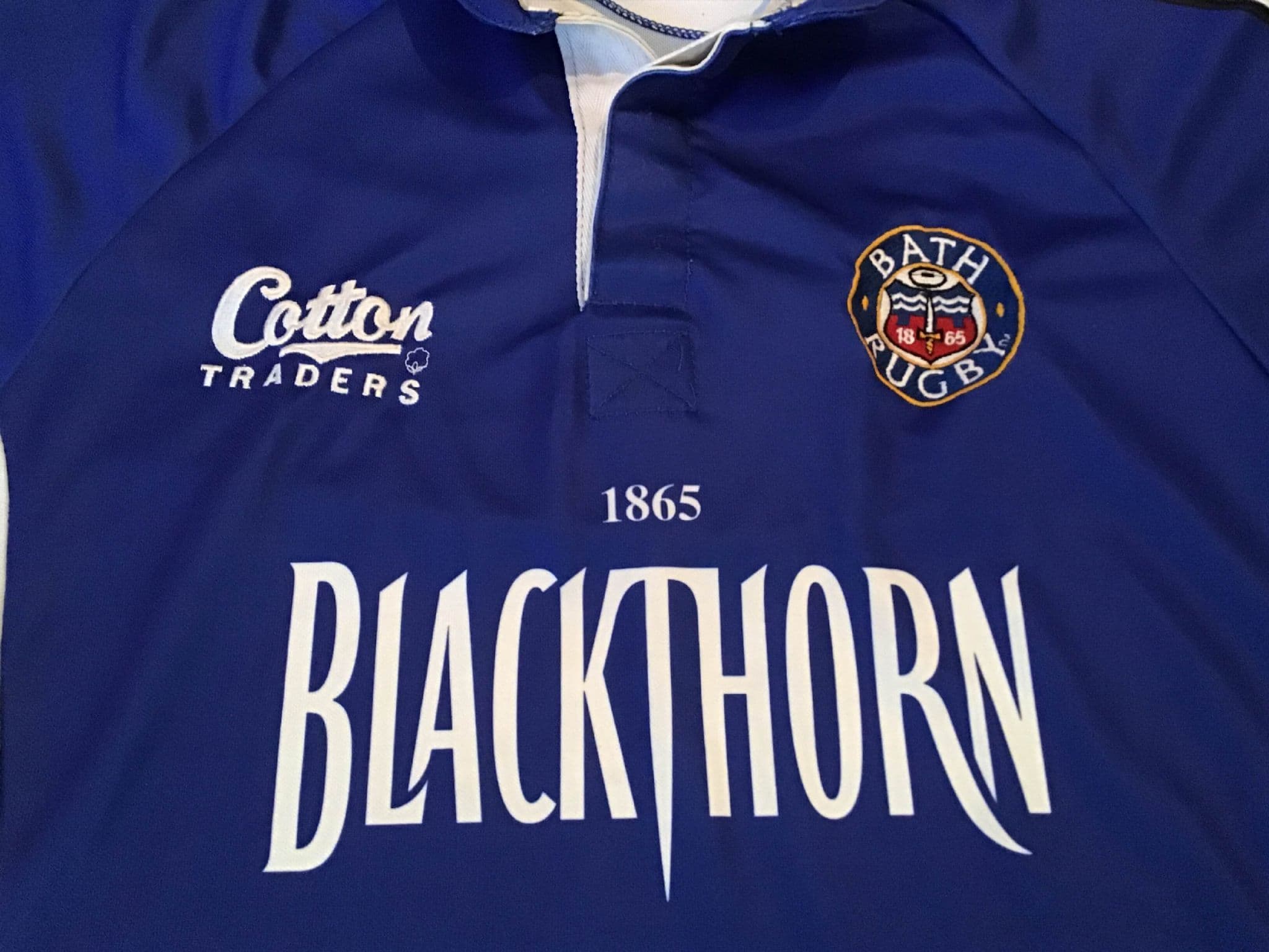 Maillot De Rugby Vintage Bath Rugby - Saison 2003/2004 - Cotton Traders - Taille L