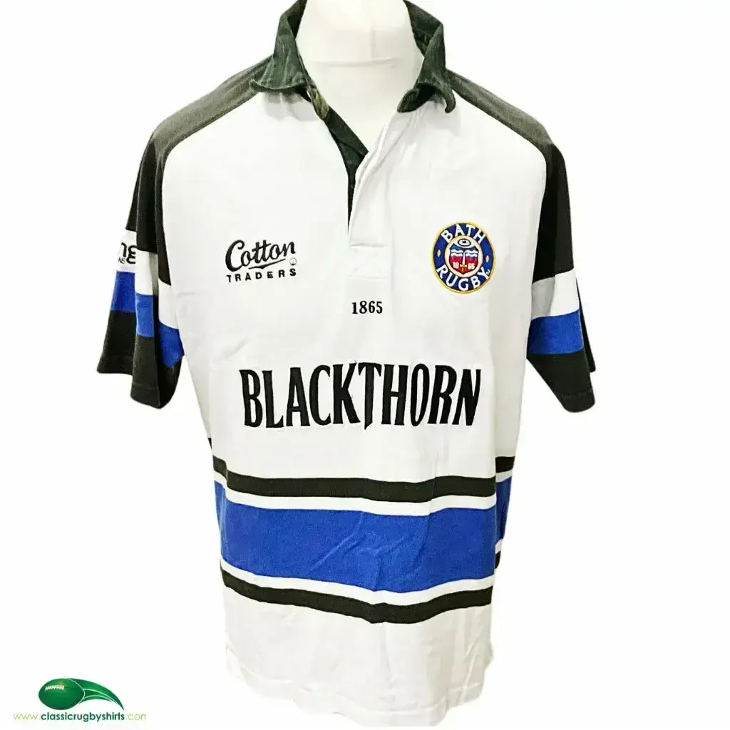 2003/04 Bath Rugby Shirt | Old Official Cotton Traders Jersey