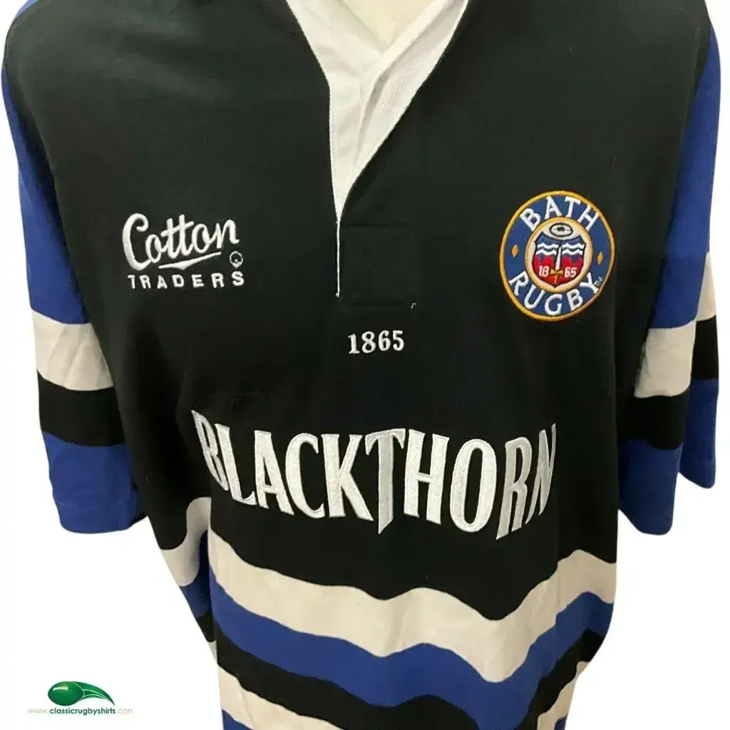 2003/04 Bath Rugby Shirt | Old Original Cotton Traders Jersey