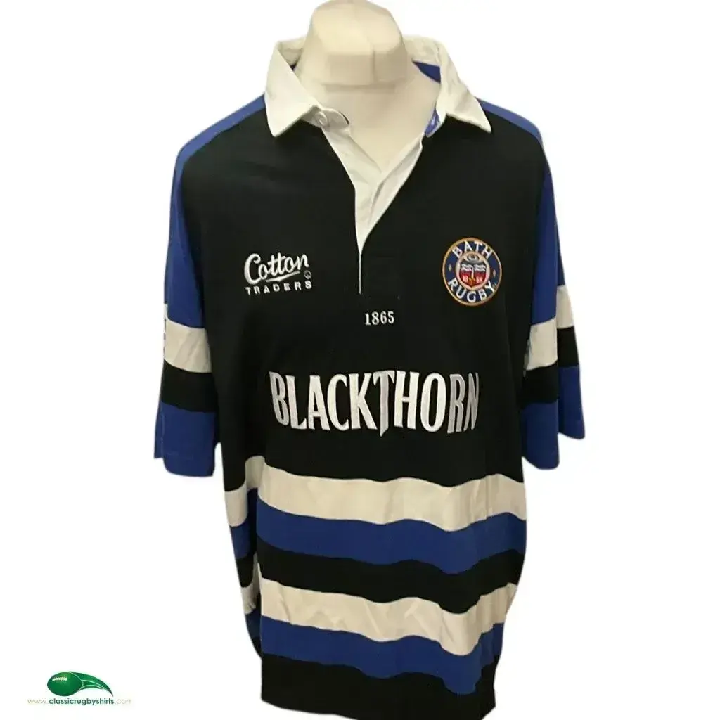 2003/04 Bath Rugby Shirt | Old Original Cotton Traders Jersey