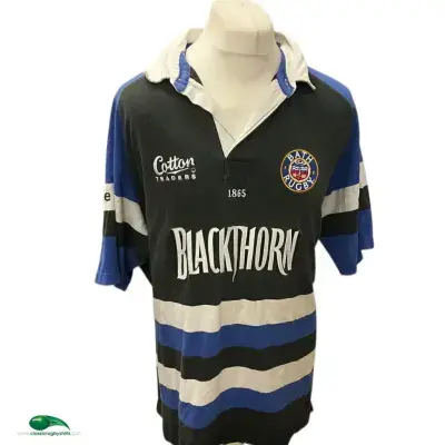 2003 2004 Bath S/s Rugby Shirt 2XL